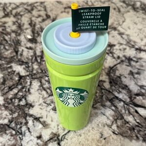 NWT Starbucks Spring 2025 Green Siren Logo Leak Proof Stainless Steel Tumbler